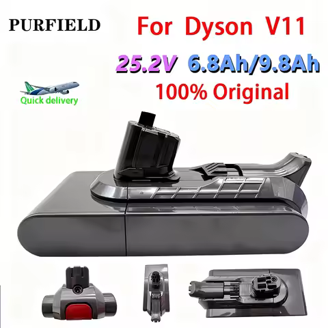 25.2V 6800mAh for Dyson V11 Vacuum Cleaner SV22 SV28 V15 Absolute SV15 SV16 SV17 Fluffy Animal Click