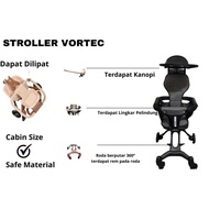 Vortec Sliding STROLLER/Foldable ANAL STROLLER/Cabin SIZE