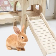 [mcfsnzwtxz1bw] Rabbit Ramp for Rabbit Playhouse Habitat Scenery Decor Solid Wood Bunny Hutch Ramp