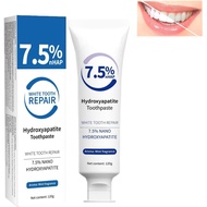 Generic Hydroxyapatite Toothpaste, 7.5% Nano Hydroxyapatite, Fluoride-Free, Gentle, Sensitive Teeth,