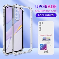 Huawei Y7a Y7 Pro Y9 Prime 2019 Y6s Y9s Nova Y70 Y90 10 se 9 9 8 8i 7 SE 7i 5T 3i P20 P30 P40 Pro Lite Honor 8X 50 Pro Shockproof Transparent Soft Silicone TPU Clear Phone Case Cover