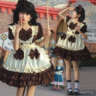 Japanese Cafe Maid Costume Waitress Costume Lolita Lolita Dress Maid Performance Costume