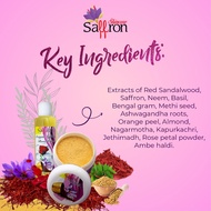 SAFFRON SKINCARE ORIGINAL AYURVEDIC FACE MASK & SAFFRON ROSE WATER - ORGANIC WITH AYURVEDIC AND NATU