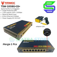Tarmoc TSW-1008G+1S+ | 8 x 2.5 Gbps RJ45 + 1 x 10 Gbps SFP+ Desktop Switch Unmanaged