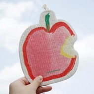 木漿棉 洗碗布 蘋果
