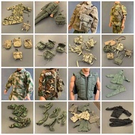 1:6 Sclae 12'' Ultimate Gi Joe Ww2 US German Camo Uniform Blousers Pants Backpack Bags