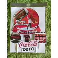 Coke Zero Customize Cake Topper (Actual Picture)