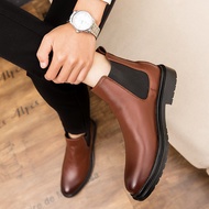 black boots formal boots korean boots chelsea boots Leather boots men boots men high cut shoes boots
