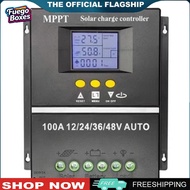 【New Arrival】 100A MPPT Solar Charge Controller Solar PV Battery Charger 12V 24V 36V 48V Solar Panel