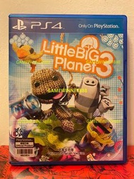 （中古二手）PS4遊戲 小小大星球3 Little Big Planet 3 港版中英文版