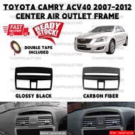 TCS TOYOTA CAMRY ACV40 2008-2012 CENTER AIR OUTLET CARBON FIBER INTERIOR ACCESSORIES