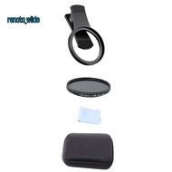 52mm Lens Filter Adjustable Light Reduction Variable ND Filter Phone DSLRs Smartphones Photography A