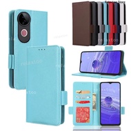 VIVOV50 Flip Leather Casing For VIVO V50 E Pro Lite V50E V50Pro V50Lite V 50Pro VIVOV50Pro 5G V2428 