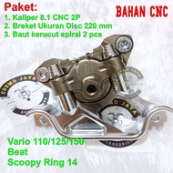 Formula 81 Caliper KTM Model 2piston Cnc Caliper 8.1 Billet Copy Grade Thailand
