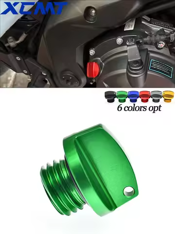 M20*2.5 CNC Oil Filler Cap Plug For Kawasaki NINJA 250 400 400R 600R 650 ER 4N 6F 6N ZXR 750 750R Z6