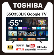 東芝 - 55C350LK 4K 超高清電視 55吋 香港行貨 Google TV