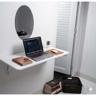 Wall-mounted folding table 100x40 80 x40