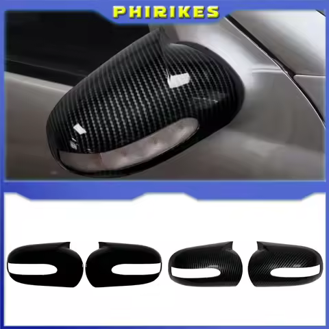 For Mercedes-Benz E,C-Class W211 W203 2001-2007 Parts Styling Car Side Door Rearview Side Mirror Cov