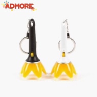 ADMORE Bigbang Lightstick, Portable Crown Shape Kpop Lightstick, Fashion Mini Black White Keychain L