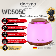 Deroma Aroma Air Diffuser 250ml Capacity with Bluetooth Speaker (WD505C) & 7 LED Lights or + Deroma 