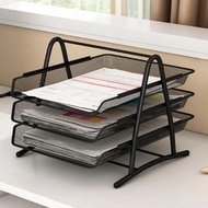 4ชั้น ชั้นวางเอกสาร ตะแกรงใส่เอกสาร ถาดเก็บเอกสาร ถาดใส่เอกสาร A4 ชั้นวางของ ชั้นวางของจุกจิก ชั้นวา