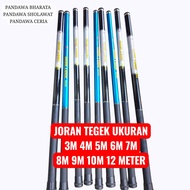 Joran Tegek 1200 12M Ruas Panjang 1m Tegek Bendera Memancing Cari kroto pulut burung