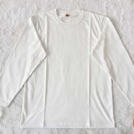BCI 24S COMBED COTTON LONG-SLEEVED PLAIN T-SHIRT