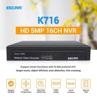 Escam NVR Recorder HD 5MP 16CH for IP Camera - K716