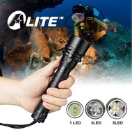 TMWT 2000LM Powerful LED Diving Torch Waterproof IP68 profession Diving lights For Underwater Treasure hunt