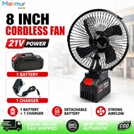 688VF Kipas Camping Mini Bateri Tahan Lama 8 Inch Portable Camping Fan Cordless Rechargeable Fan