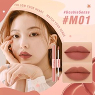 PINKFLASH DoubleSense 2 IN 1 Dual-ended Lipstick ombrelips Liquid Matte lipstick Velvet Tint / PINKF
