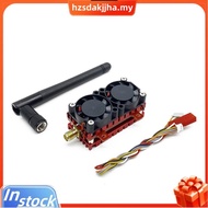 5W 5.8G VTX 5000mW 48CH FPV Video Transmitter with Cooling Fan 2S-6S for FPV Long Range RC Drone