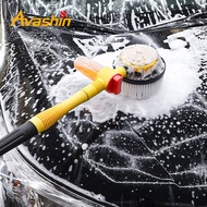 1Set Automatic Car Foam Brush Wash Professional Spray Foam Rotating Brush Portable Auto Clean Tools Chenille Microfiber Wash Mop