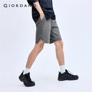 GIORDANO Men Shorts Bright Line Big Pockets Stylish Shorts Drawstring Elastic Waist Simple Summer Fa