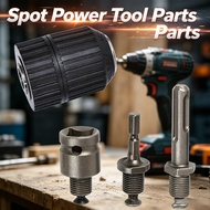 【Spot 】2-13mm Keyless Drill Chuck Adapter 1/2"-20UNF SDS 1/4 Hex Shank Electric Wrench Conversion Co