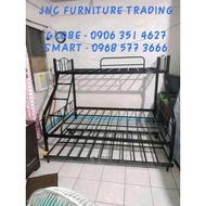 beds double deck BUNK BED FRAME with PULL OUT 36*48*75 / 30*75 (COD) CASH ON DELIVERY ONLY #992