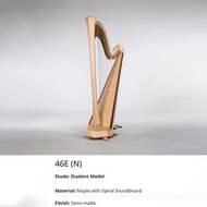 特惠價代購日本豎琴 Aoyama Pedal Harp 一手豎琴 二手豎琴 40 弦豎琴 40 strings (Etude 46E(N))