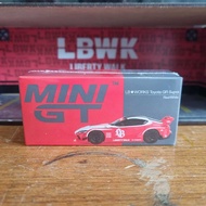 Mini GT 1103 LB Works Toyota GR Supra Red/White