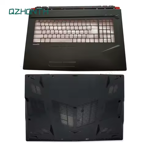 S+ New For MSI GL73 GP73 GP73M MS-17P1 Upper Case Palmrest + Bottom Case Plastic