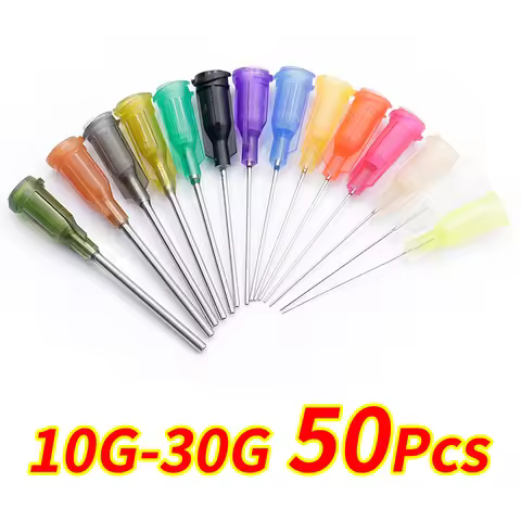 10G-30G 25mm Dispensing Needle 1 Inch Stainless Steel Dispensing Needle Spiral Mouth Glue Needle for