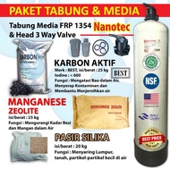 PAKET FRP 1354 + PASIR SILIKA + KARBON AKTIF + MANGANESE ZEOLITE