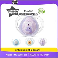 Empeng Bayi Tommee Tippee Glow in the Dark / Empeng Bayi Tommee Tippee