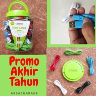 Veger Micro USB Android Data Cable VP 101 2.1A Fast Charging 100cm Original VEGER Contents 50