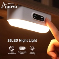 Auoyo Night Lights Magnetic LED Light 26LED Night Light Lampshade for Study Table Desk Lamp Table Li
