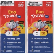 (TRUEMOVE DTACHIGHT SPEED SIMCARD 2025) Thailand SIM CARD TRUEMOVE DTAC 7 Days UNLIMITED INTERNET ( 