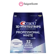 CREST PROFESSIONAL WHITE Teeth Whitening Strips + LED LIGHT SET (19 Pieces + LIGHT)