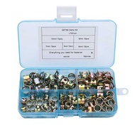 RCHMDSHP Alloet Plumbing Hose Clamp Pipe Clamp Fastener 6-10mm 75PCS HW105