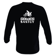 kaos gowes santuy lengan panjang