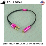 3.5mm Aux Dual Line Splitter Audio Cable