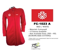 Muslimah Baju Korporat Umno Lengan Panjang Warna Merah (LOGO UMNO) FC-1023A JENAMA MR.2